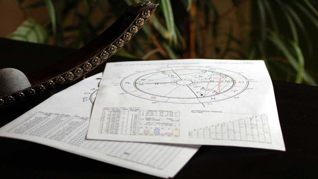 Astrological chart about your happier life
