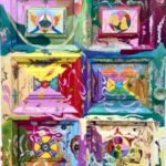 Spiritual abstract by Cyrus Karamjani