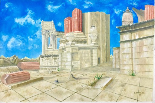 Ruined of Place of Fine Art in San Francisco by Cyrus Karamjani