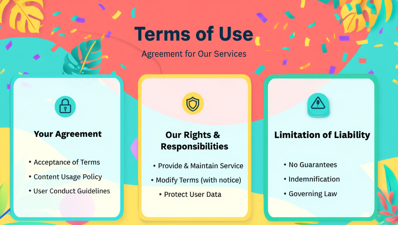 Terms Of Use page