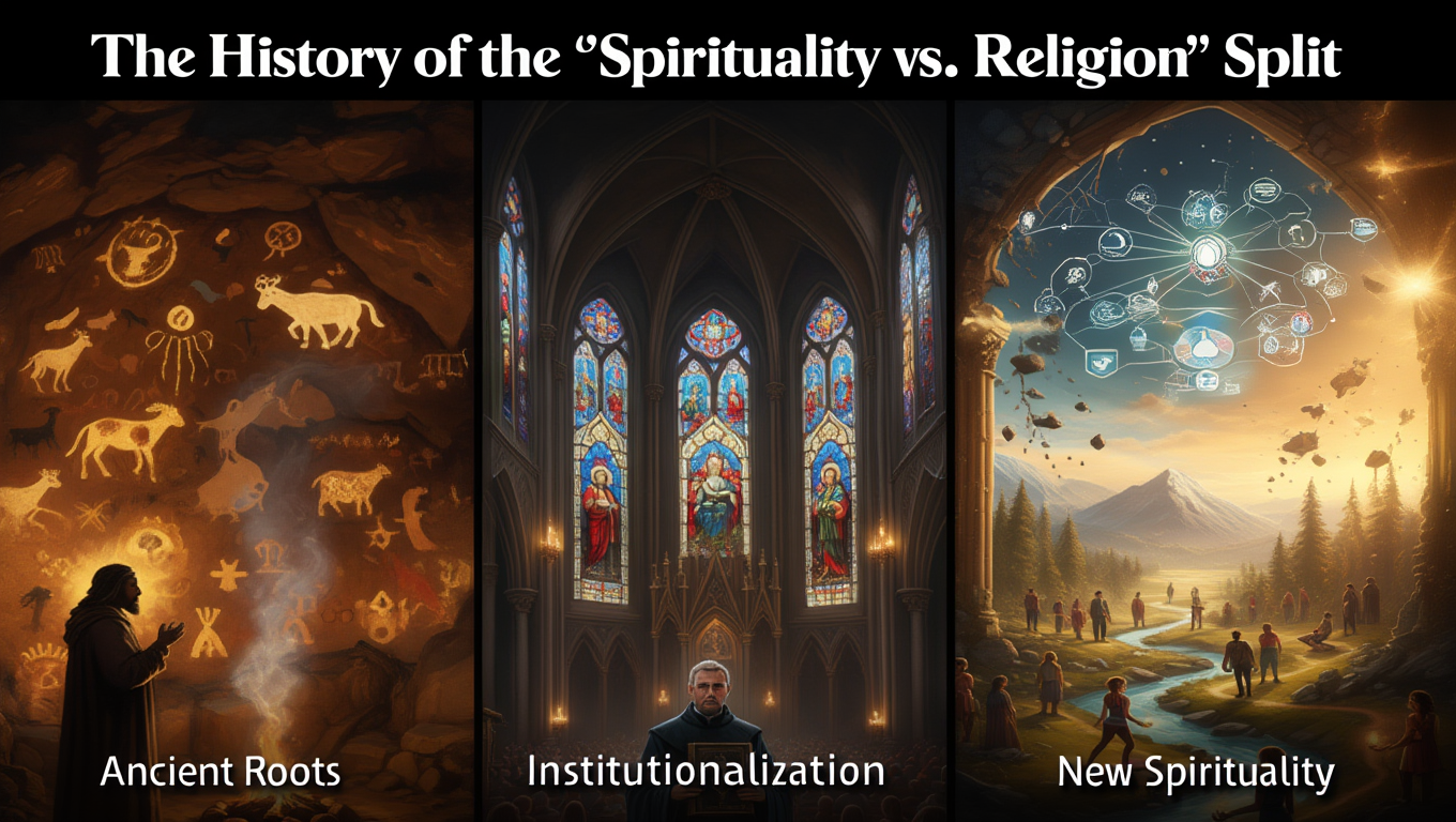 The History of the Spirituality vs Religion Split